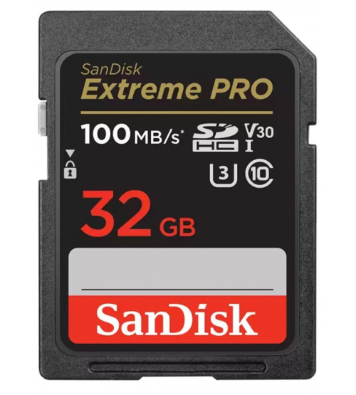 SDSDXXO - SanDisk Extreme Pro SDHC UHS-I Card 32GB 100MB/s